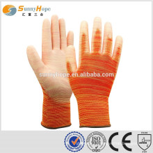 13 gauge orange rubber work gloves